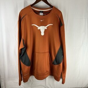 Texas Longhorns Nike Therma Fit Sweatshirt Mens 3XL Center Swoosh 22710X-TX1